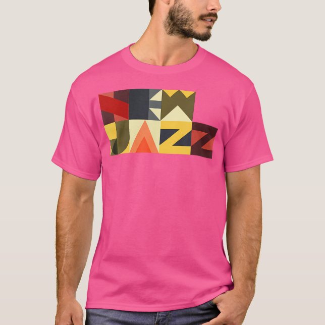 T-shirt Retro New Jazz Tee 90S Jazz (Devant)