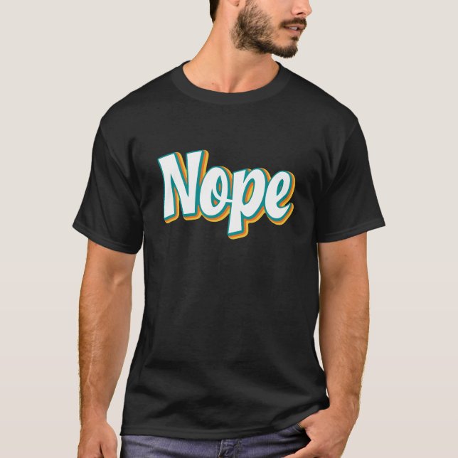T-shirt Retro Nope (Devant)