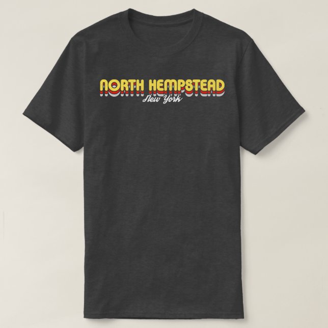T-shirt Retro North Hempstead New York (Design devant)