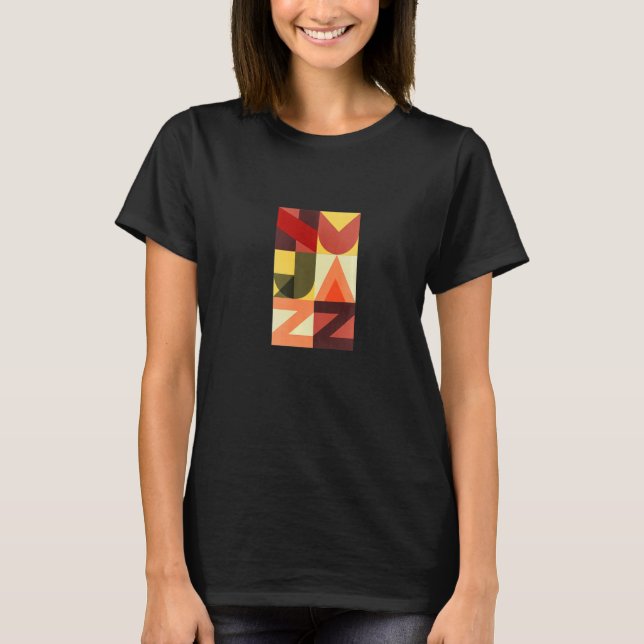 T-shirt Retro Nu Jazz Tee 90s Jazz (Devant)