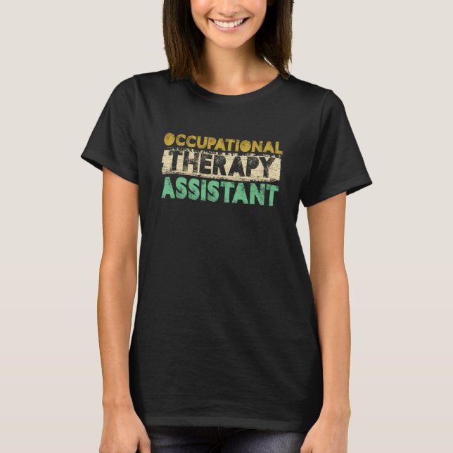 T-shirt Retro Occupational Therapy Assistant Healthcare Th (Devant)