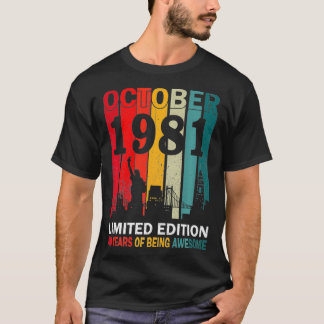 T-shirt Rétro octobre 1981 Edition limitée 40 ans de Bei