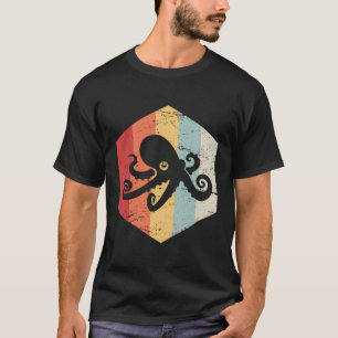 T-shirt Rétro Octopus Sea Creator Aquarium d'eau salée Oct
