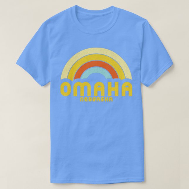 T-shirt Retro Omaha Nebraska (Design devant)