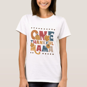 T-shirt Retro One Maman Reconnaissante - Action de grâce