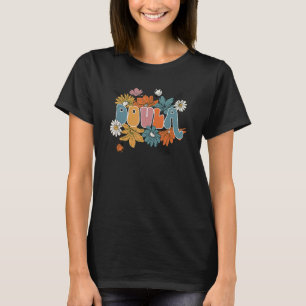 T-shirt Retro One Thanksg Doula Floral Doula Life Thanksg