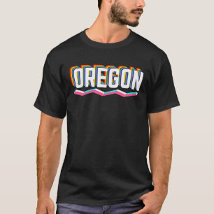 T-shirt Retro Oregon Pride LGBTQ Gay pride, Gay Oregon Ra
