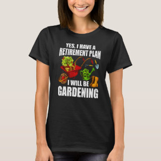T-shirt Rétro Oui J'Ai Un Régime De Retraite Garde Garde