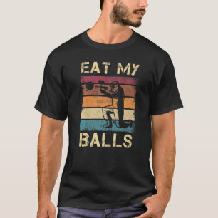 T-shirt Retro Paintball Warrier Vintage drôle dire Balls