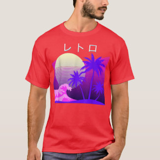 T-shirt Rétro Palm Tree 90 