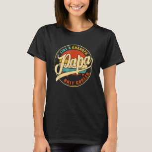 T-shirt Retro Papa comme un grand-père seulement Glacière