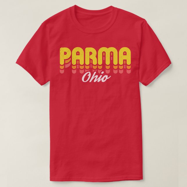 T-shirt Retro Parma Ohio (Design devant)