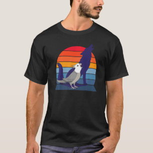 T-shirt Retro Parrot I Howling Wolf I hurle Grey Cocka