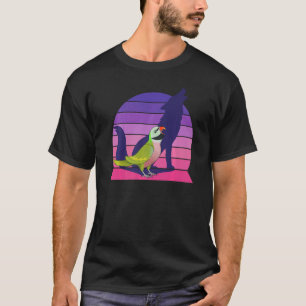 T-shirt Retro Parrot I Howling Wolf I hurle Moustache