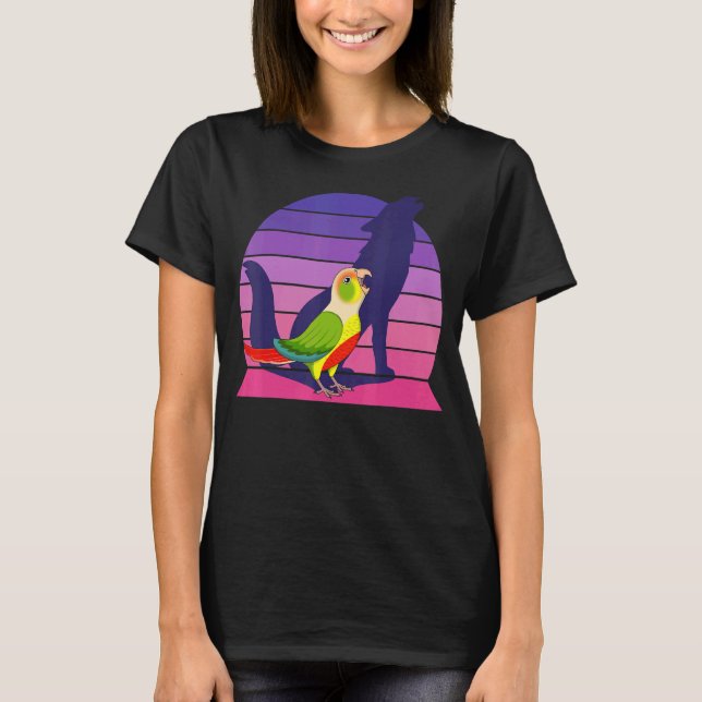 T-shirt Retro Parrot I Howling Wolf I hurle Pineapple (Devant)