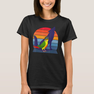 T-shirt Retro Parrot I Howling Wolf I hurle Yellow Side
