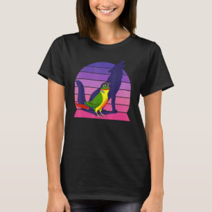T-shirt Retro Parrot I Howling Wolf I hurle Yellow Side