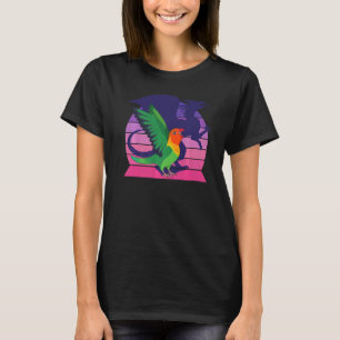 T-shirt Retro Parrot I Winged Dragon I hurle Fischer's