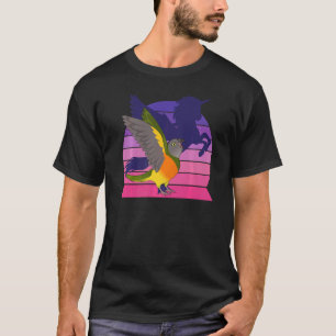 T-shirt Retro Parrot I Winging Unicorn I Screaming Sénégal