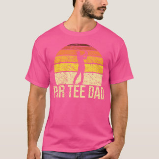 T-shirt Retro Partee Papa Par Tee Papa Golf Papa Golf Fa