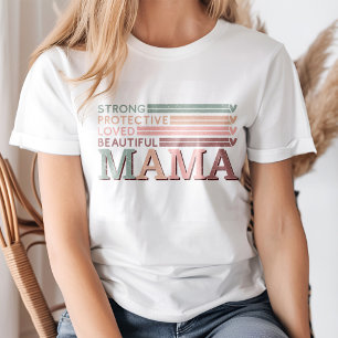 T-shirt Retro Pastel Beautiful Maman's Affirmation