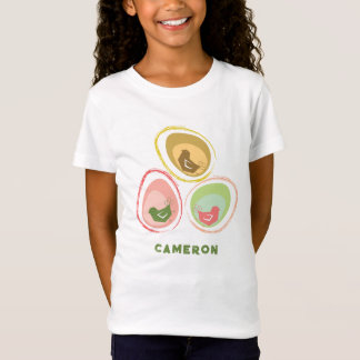 T-Shirt Rétro Pastels Poussins Chic Mignon Doux Oeufs de P