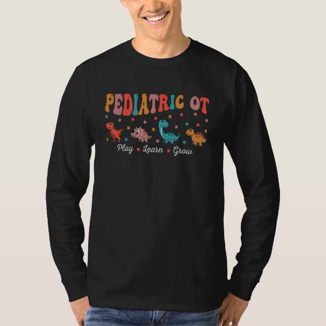 T-shirt Retro Pediatric Occupational Therapy OT OTA Cute D (Devant)