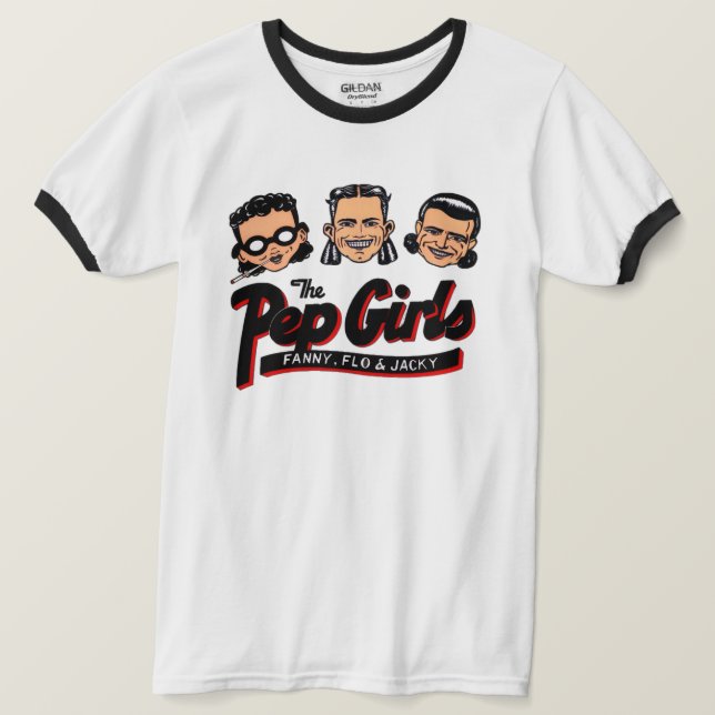 T-shirt rétro Pep Girls (Design devant)
