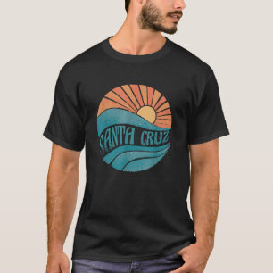 T-shirt Retro Père Noël Cruz California Surf Skate Graphic