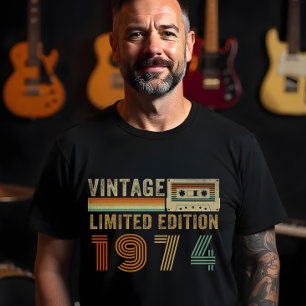 T-shirt Retro Personnalisé Année Vintage - Edition Limitée