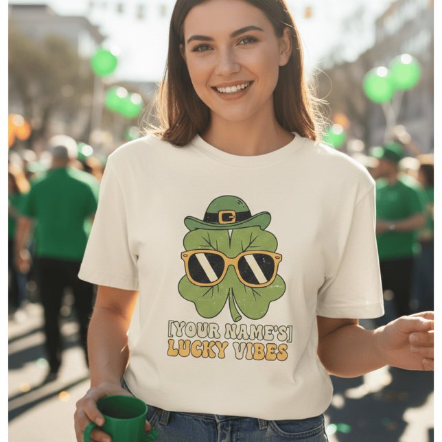 T-Shirt Rétro Personnalisé pour la Saint-Patrick | (Créateur téléchargé)