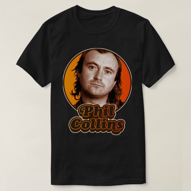 T-shirt Retro Phil Collins Hommage (Design devant)