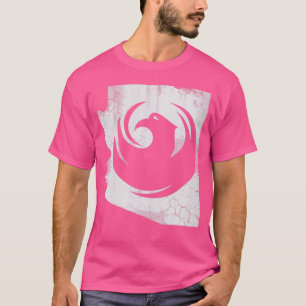 T-shirt Retro Phoenix Arizona Drapeau Carte Style Vintage