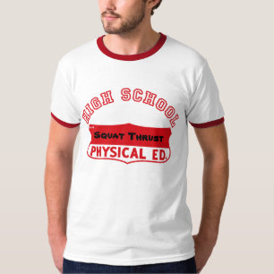 T-shirt Rétro Phys. Ed. Chemise de gymnase