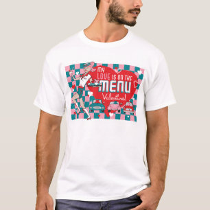 T-shirt Rétro pièce en t drive-in de Valentine de Carhop