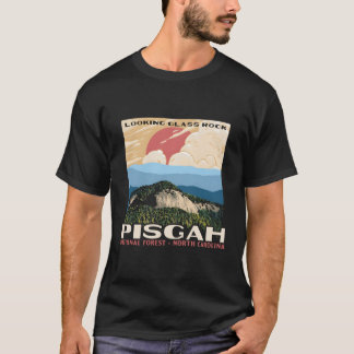 T-shirt Retro Pisgah Forêt Nationale Style Wpa Gra Vintage