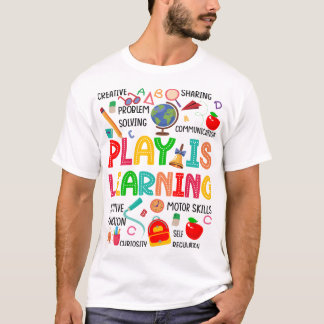 T-shirt Retro Play apprend à l'équipe d'enseignants de mat