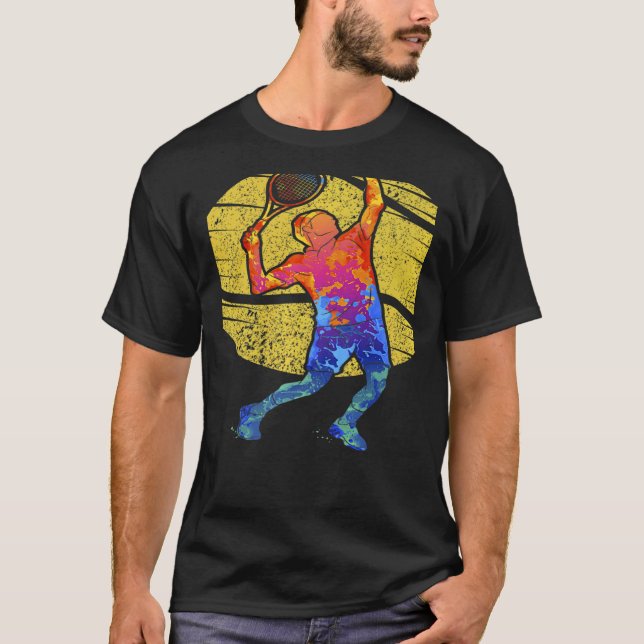 T-shirt Retro Player Professional Trainer Tennis 2 (Devant)