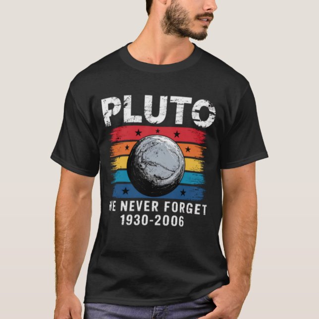 T-shirt Rétro Pluto On N'oublie Jamais Justice pour Pluto (Devant)