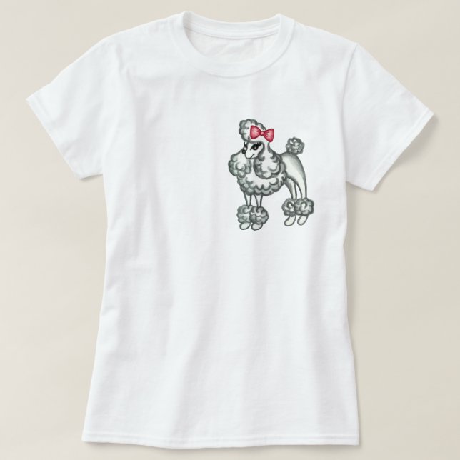 T-Shirt Retro Poodle (Design devant)