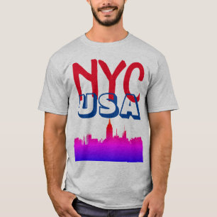 T-shirt Retro Pop Art Comic New York City NYC USA
