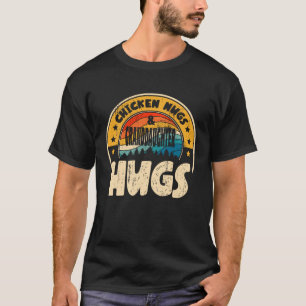 T-shirt Retro Poulet Nuggets Fodies Petite-fille