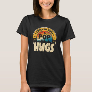 T-shirt Retro Poulet Nuggets Foods Pop Hugs
