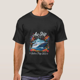 T-shirt rétro pour femmes Aw Ship C'est un voyage