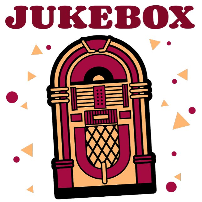 T-shirt rétro pour juke-box (Créateur téléchargé)