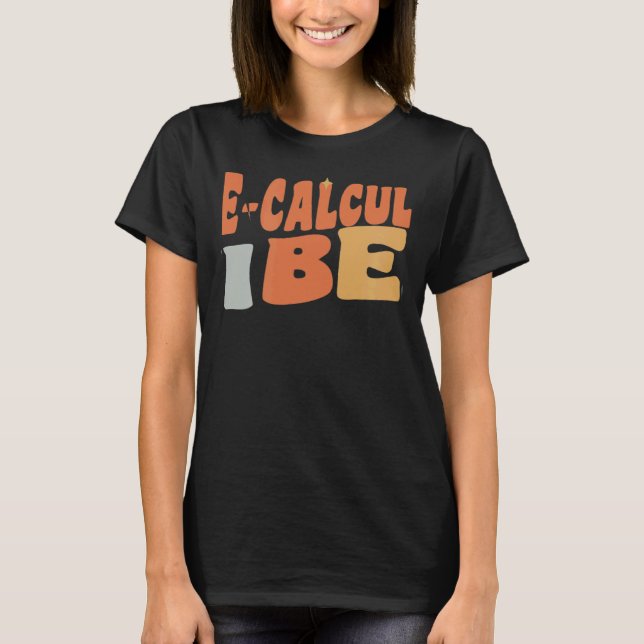 T-shirt Retro Pre calculus Vibes Teacher Women Kids (Devant)