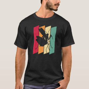 T-shirt Retro Prier Mantis Insect Entomologie Vintage Pr