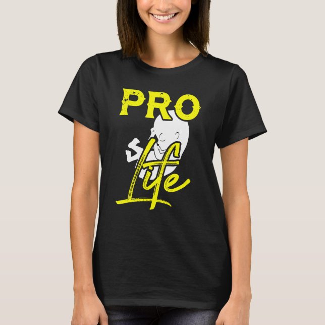T-shirt Retro Pro Life Generation Anti Abortion Catholic C (Devant)