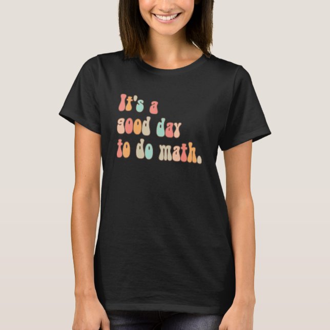 T-shirt Retro Professeur de mathématiques Retour à l'école (Devant)