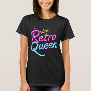 T-shirt "Retro Queen" Vintage